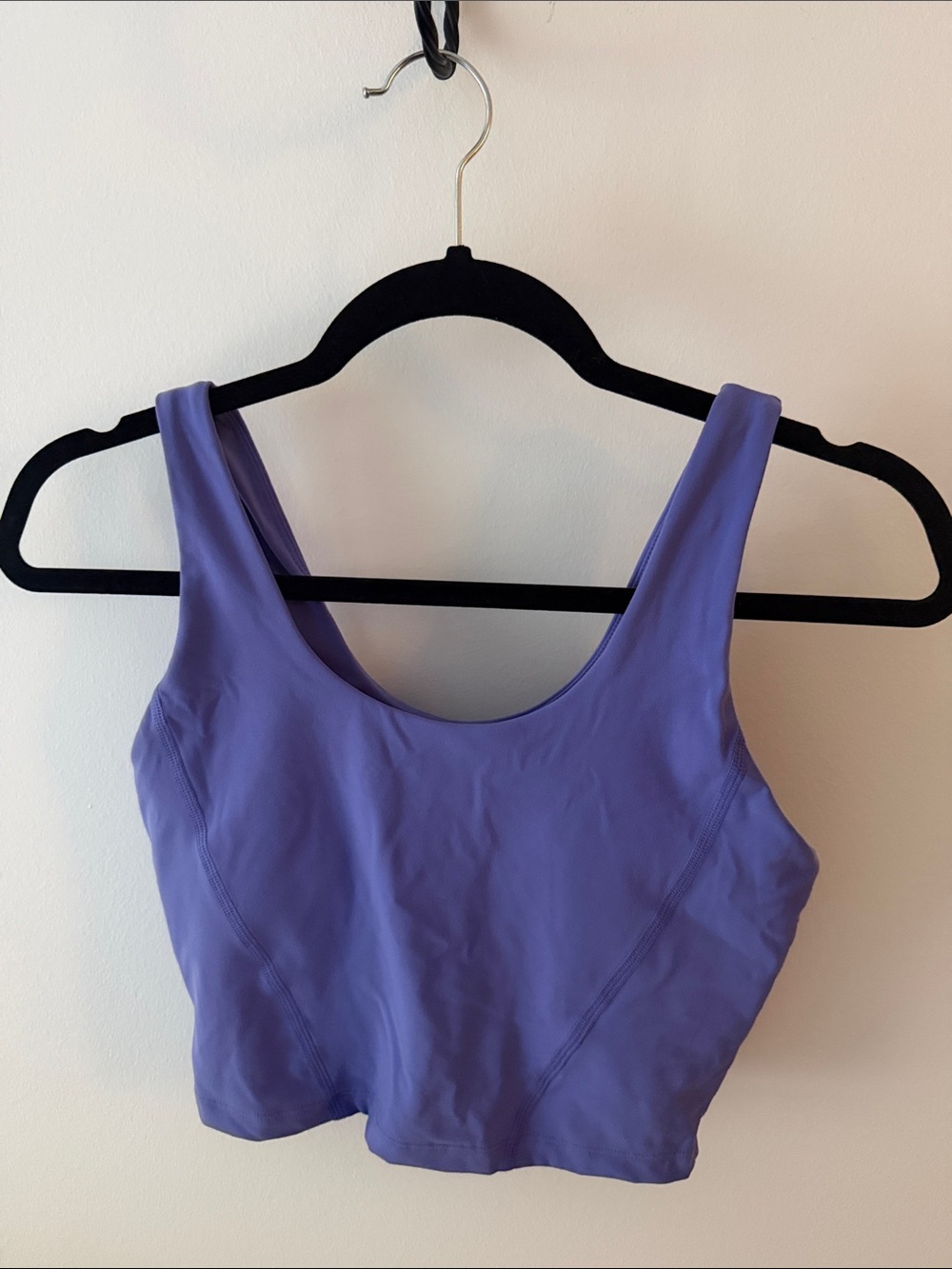 BuffBunny Lavender Scoop Crop Sports Bra